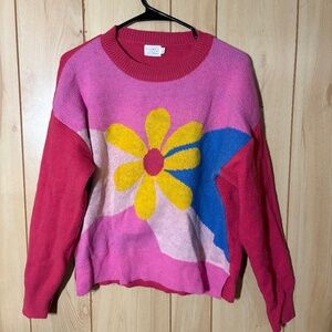 Dreamers by debut - pink floral sweater